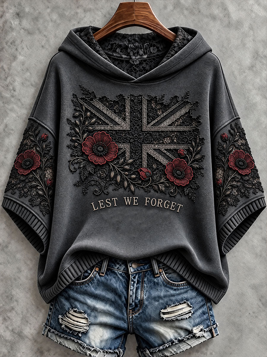 Women's Lest We Forget Print Sweater