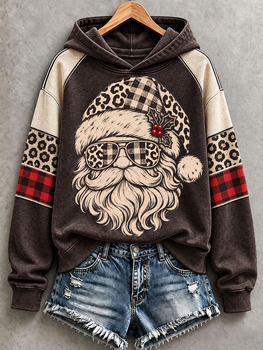 Women's Vintage Santa Hoodie