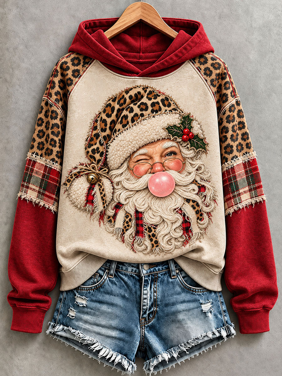 Women's Funny Santa Hoodie
