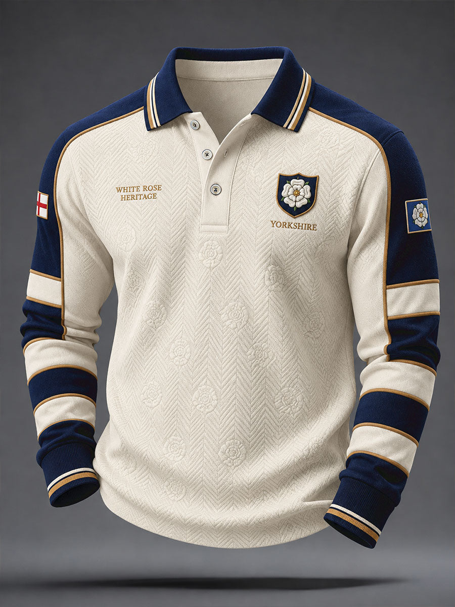 Men's England Yorkshire Art Printed Casual Tops