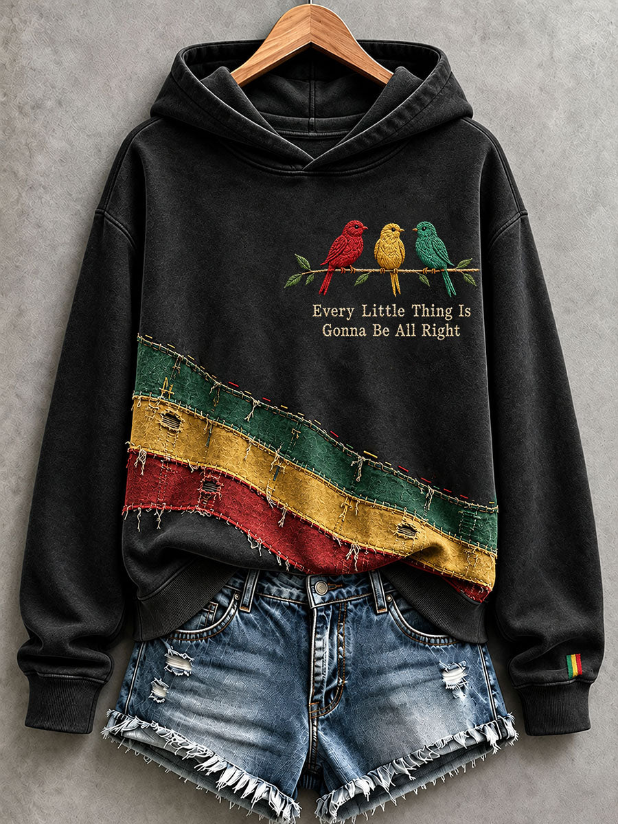 Women’s Every Little Thing Is Gonna Be All Right Hoodie