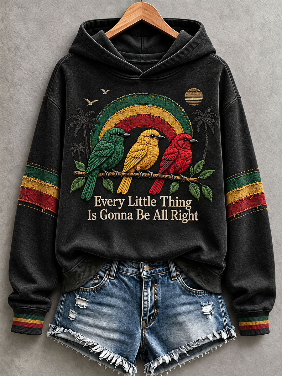 Women’s Every Little Thing Is Gonna Be All Right Hoodie