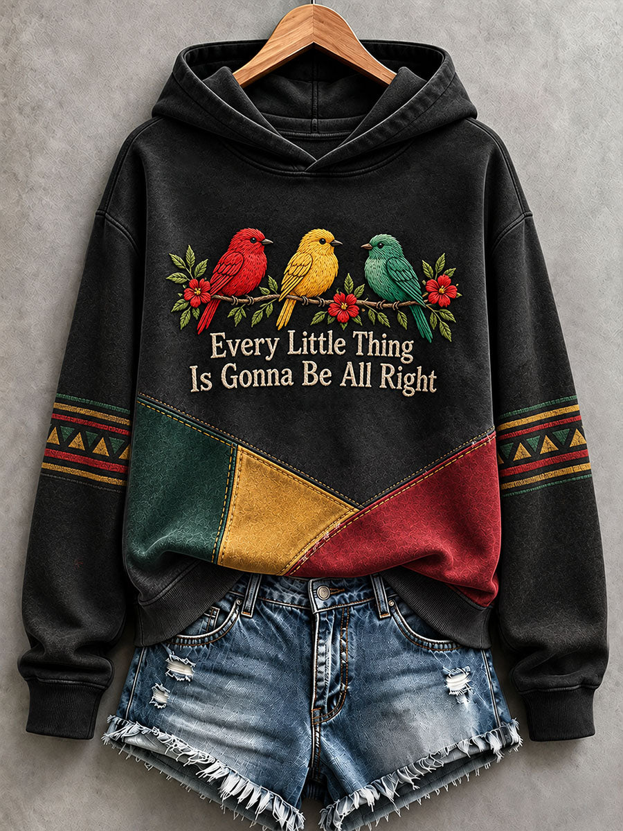 Women’s Every Little Thing Is Gonna Be All Right Hoodie