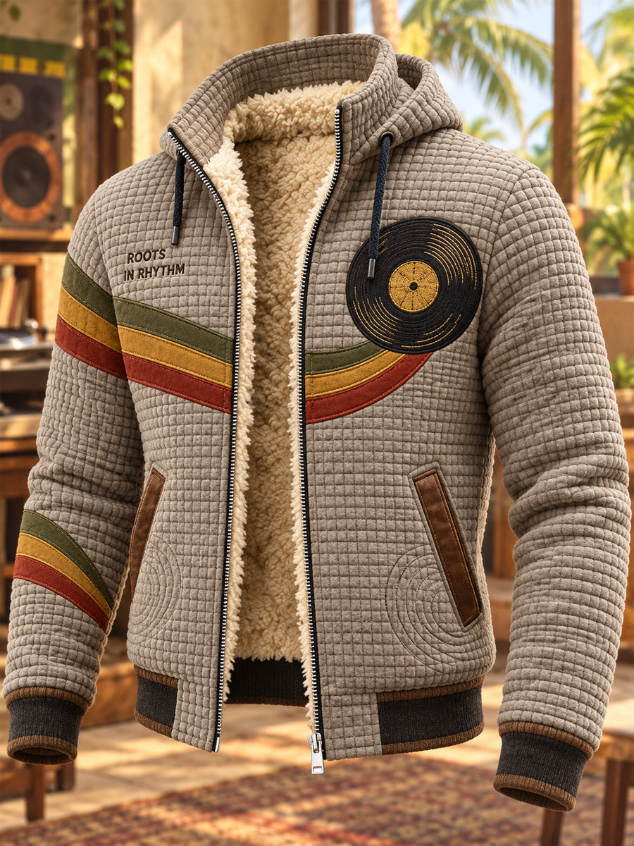 Men's Reggae Art Composite Fleece Jacket