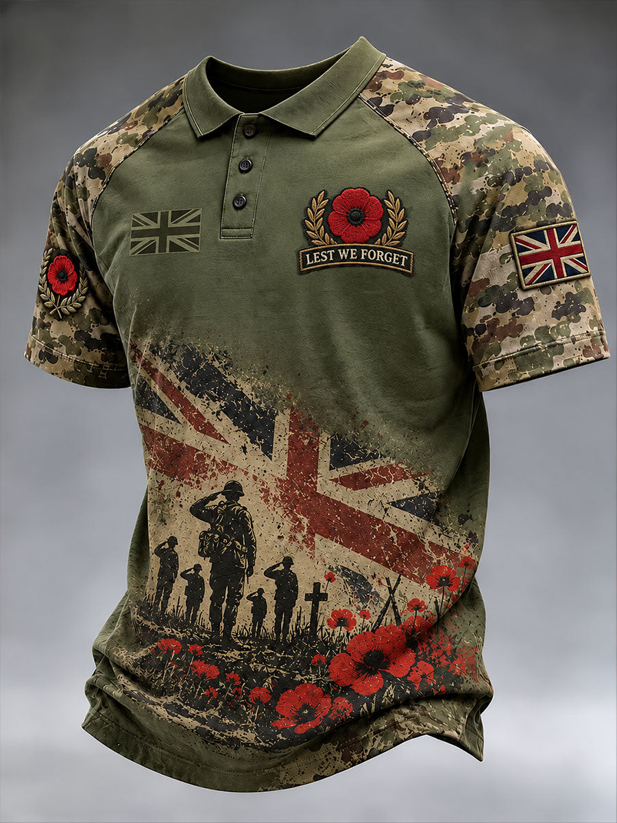 Men's Lest We Forget Print Shirt