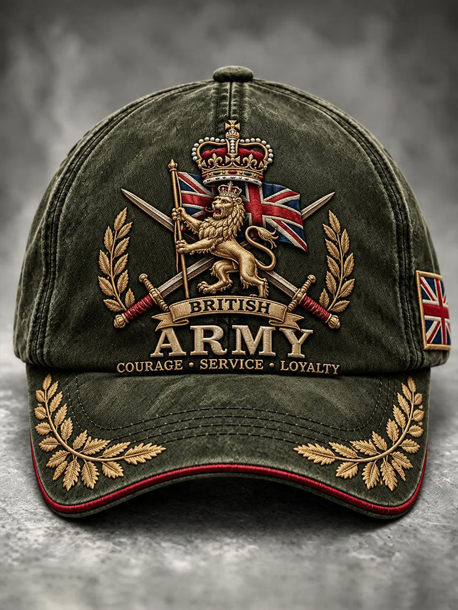 Unisex British Army Print Hat
