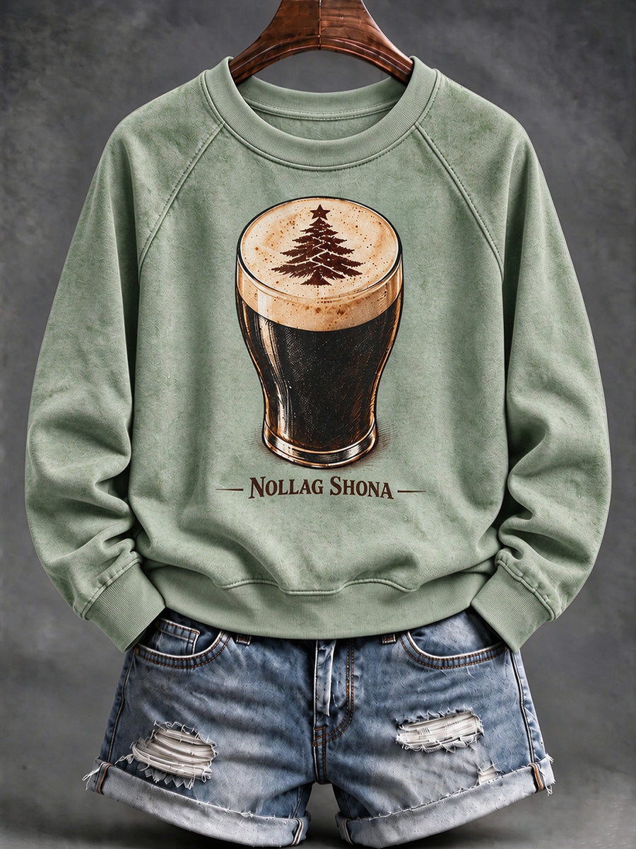 Women's Happy Irish Christmas Sweatshirt