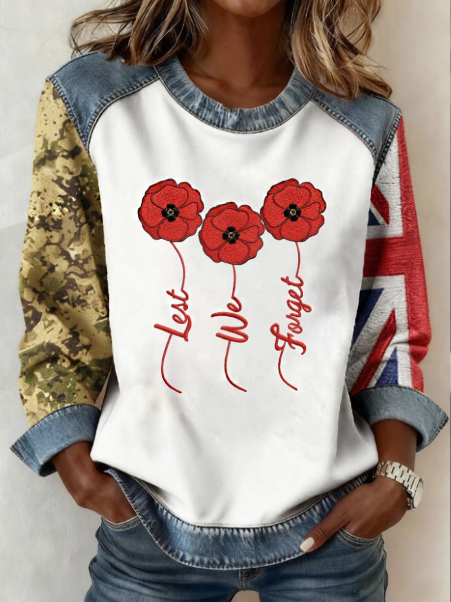 Women's Remembrance Day Lest We Forget Top