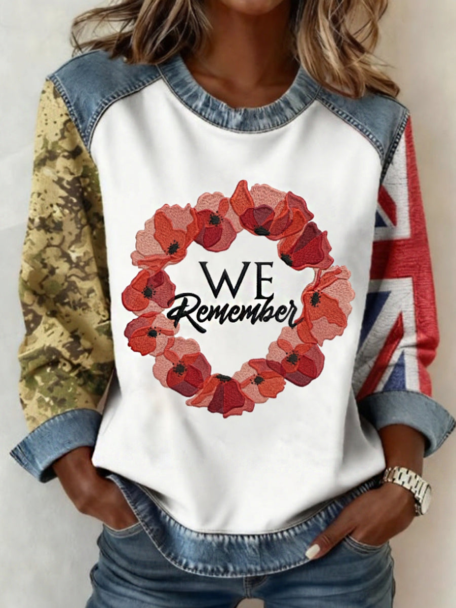 Women's Remembrance Day Lest We Forget Top