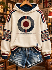 Women's British Modern Culture Paul Weller Hooded Sweatshirt