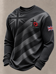Men's Remembrance Day Waffle Sweatshirt