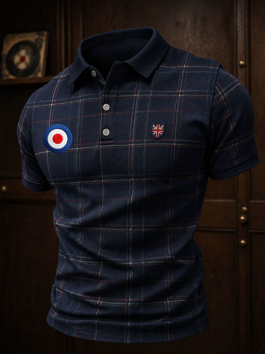 Men's Mods Culture UK Music Lover Business Style Printed Casual Tops