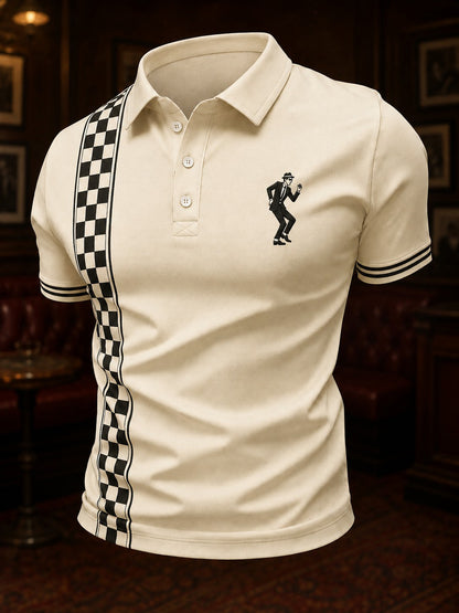 Men's Ska Revival Style Printed Shirt