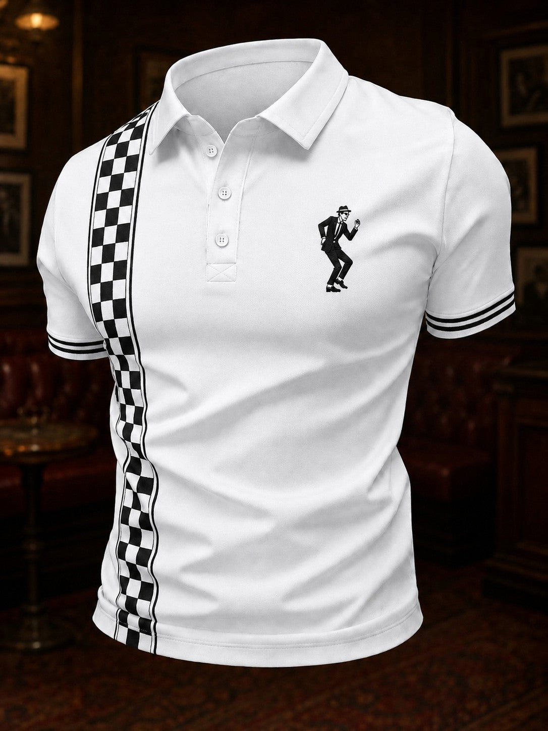 Men's Ska Revival Style Printed Shirt