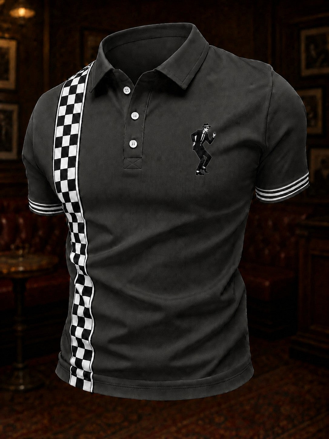 Men's Ska Revival Style Printed Shirt