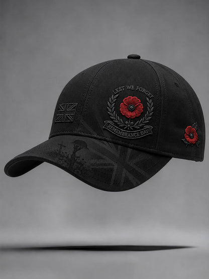 Unisex  Remembrance Day Lest We Forget Hat