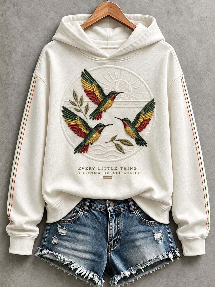 Women's Every Little Thing Is Gonna Be All Right Hoodie