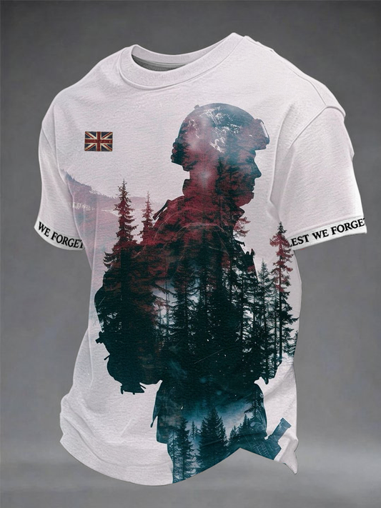 Men's Lest We Forget Short Sleeves T-shirt