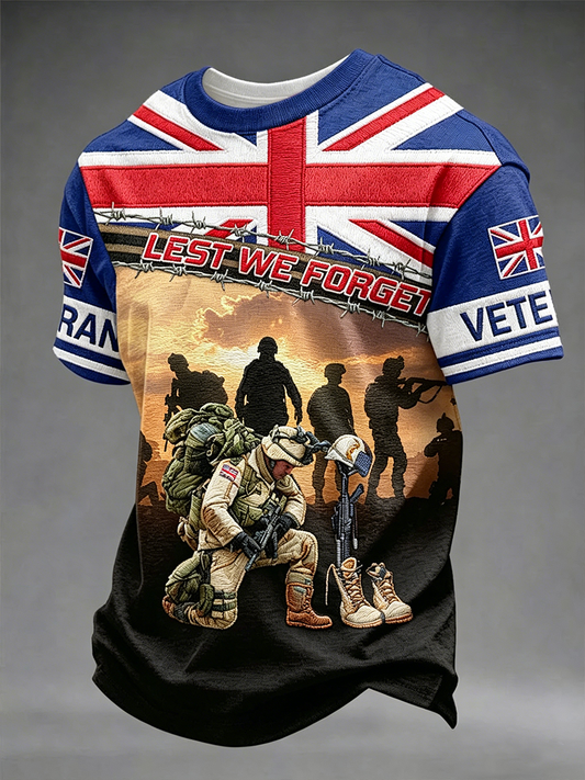 Men's Lest We Forget Short Sleeves T-shirt