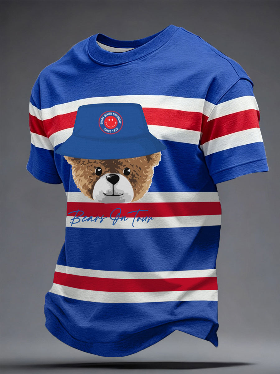 Men's Scotland Football Saturday Lover Printed T-shirt