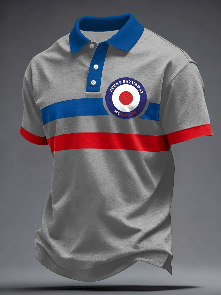 Men's Scotland Football Saturday Lover Printed Casual Tops