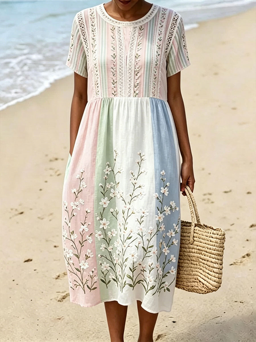Women's Floral Print Casual Dress