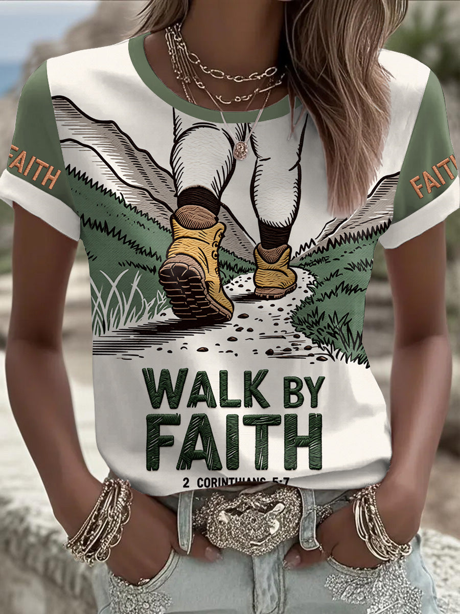 Women's Christian Print Tee