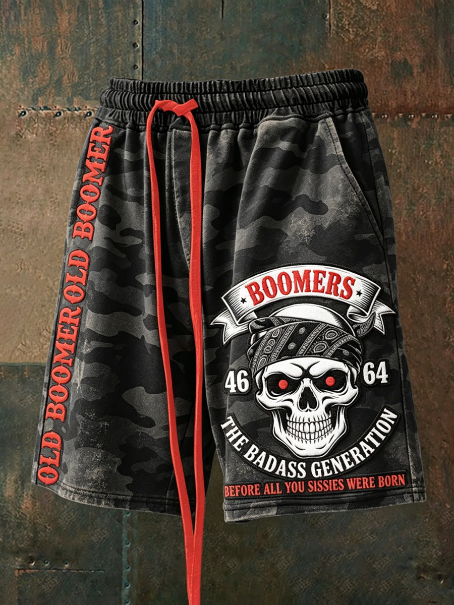 Men's Don't Piss Off Old Peopel Drawstring Shorts