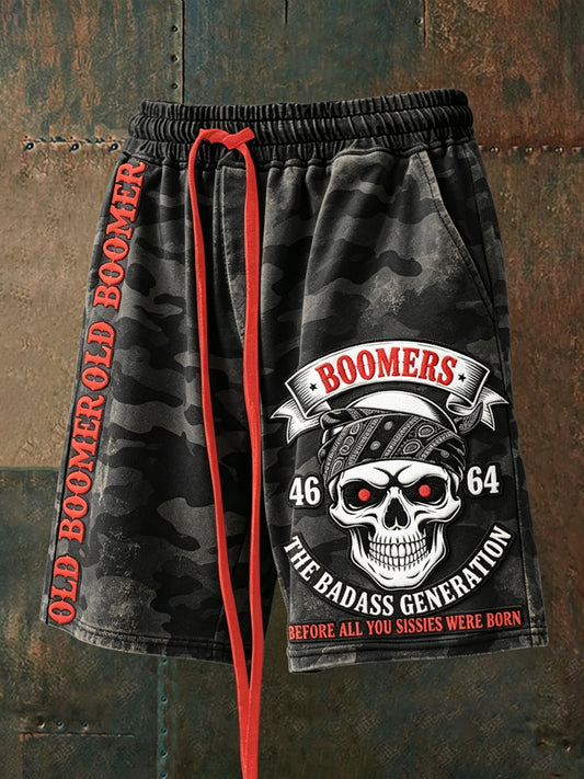 Men's Don't Piss Off Old Peopel Drawstring Shorts