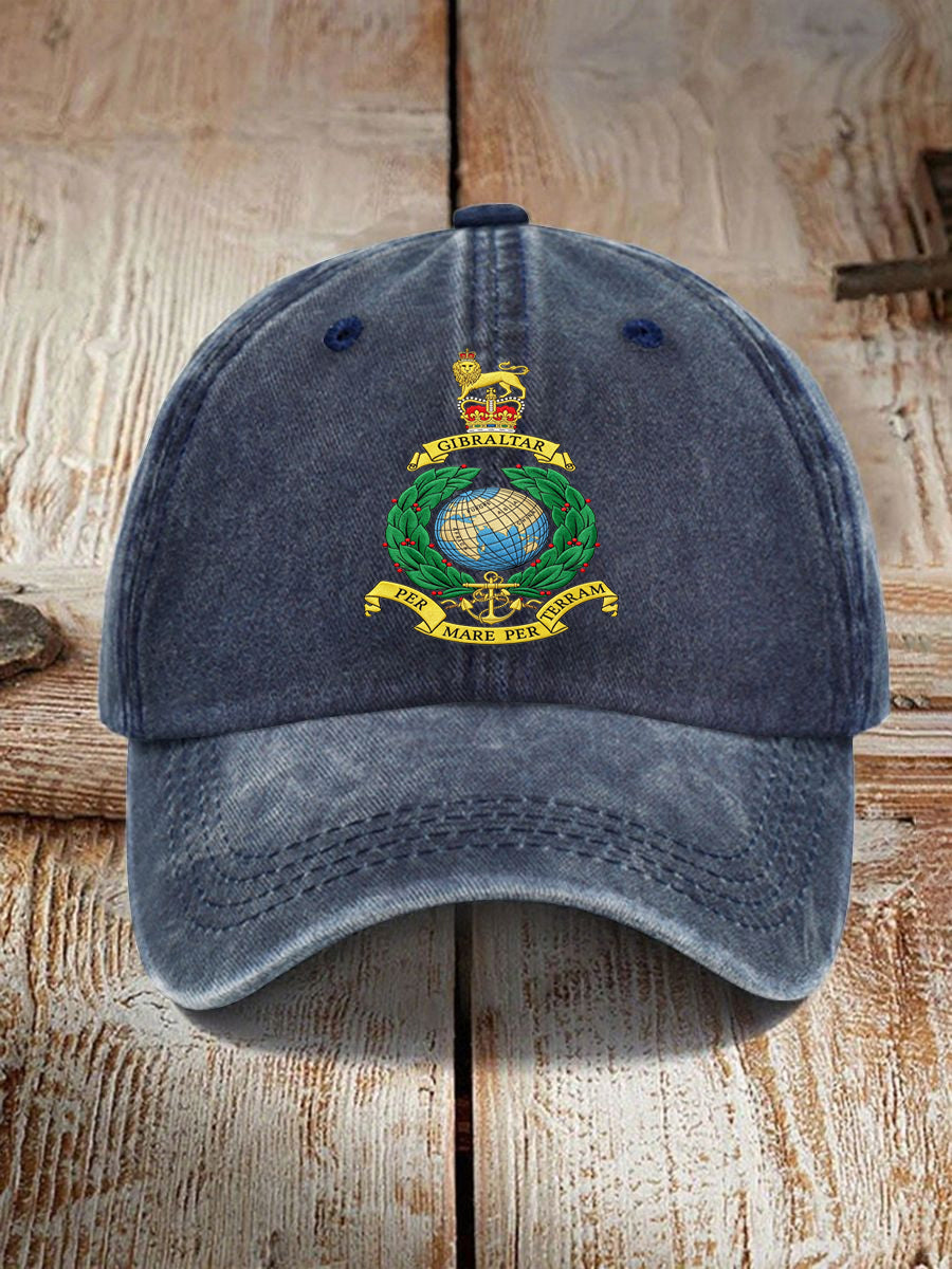 Unisex British Navy Print  Hat