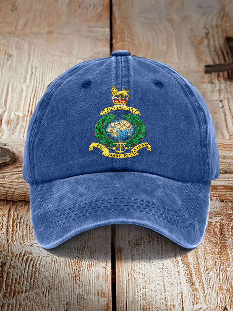 Unisex British Navy Print  Hat