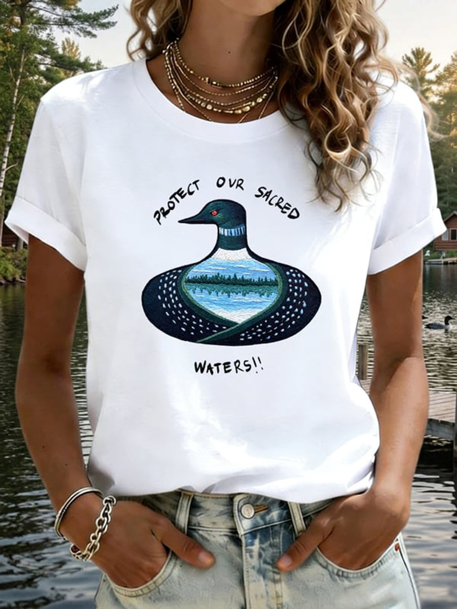 Women's Save The Boundary Waters Print T-shirt