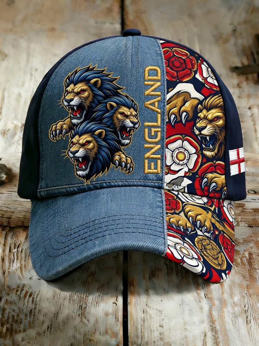 Unisex Retro English Football Fan Art Baseball Cap