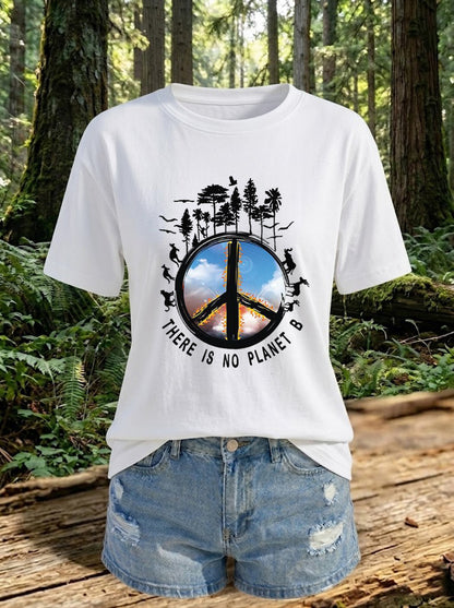Women's There Is No Planet B Printed T-shirt