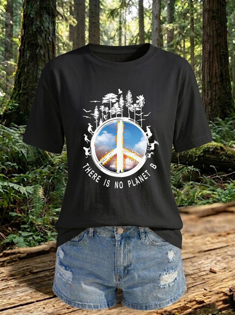 Women's There Is No Planet B Printed T-shirt