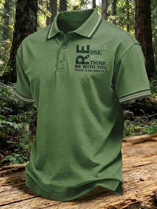 Men's There Is No Planet B Printed Shirt