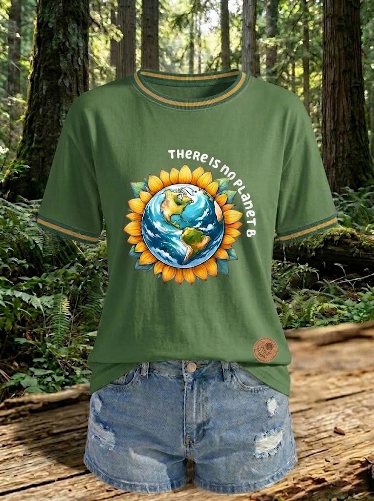 Women's There Is No Planet B Printed T-shirt