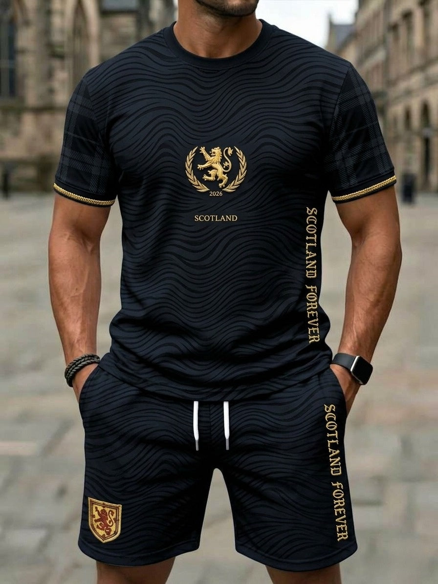 Men's UK Football Lover Scotland Printed Suits