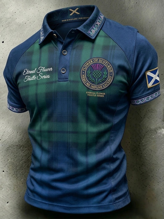 Men's UK Scotland Football Lover 2026 Printed T-shirt