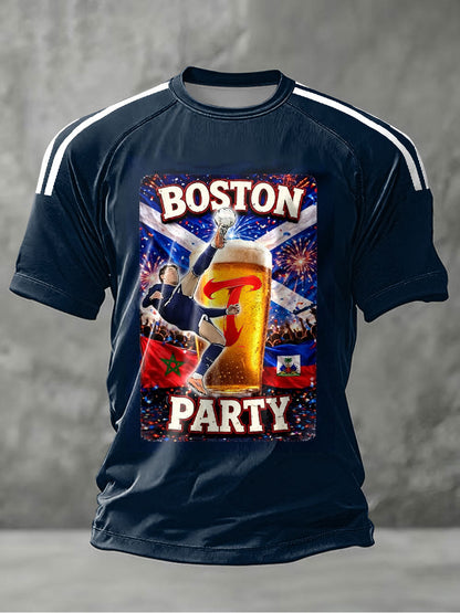 Men's UK Football Lover Scotland Printed short sleeve t-shirt