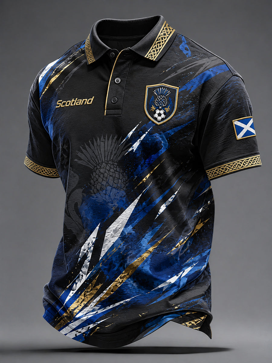 Men's Scottish Football Short Sleeve Shirt