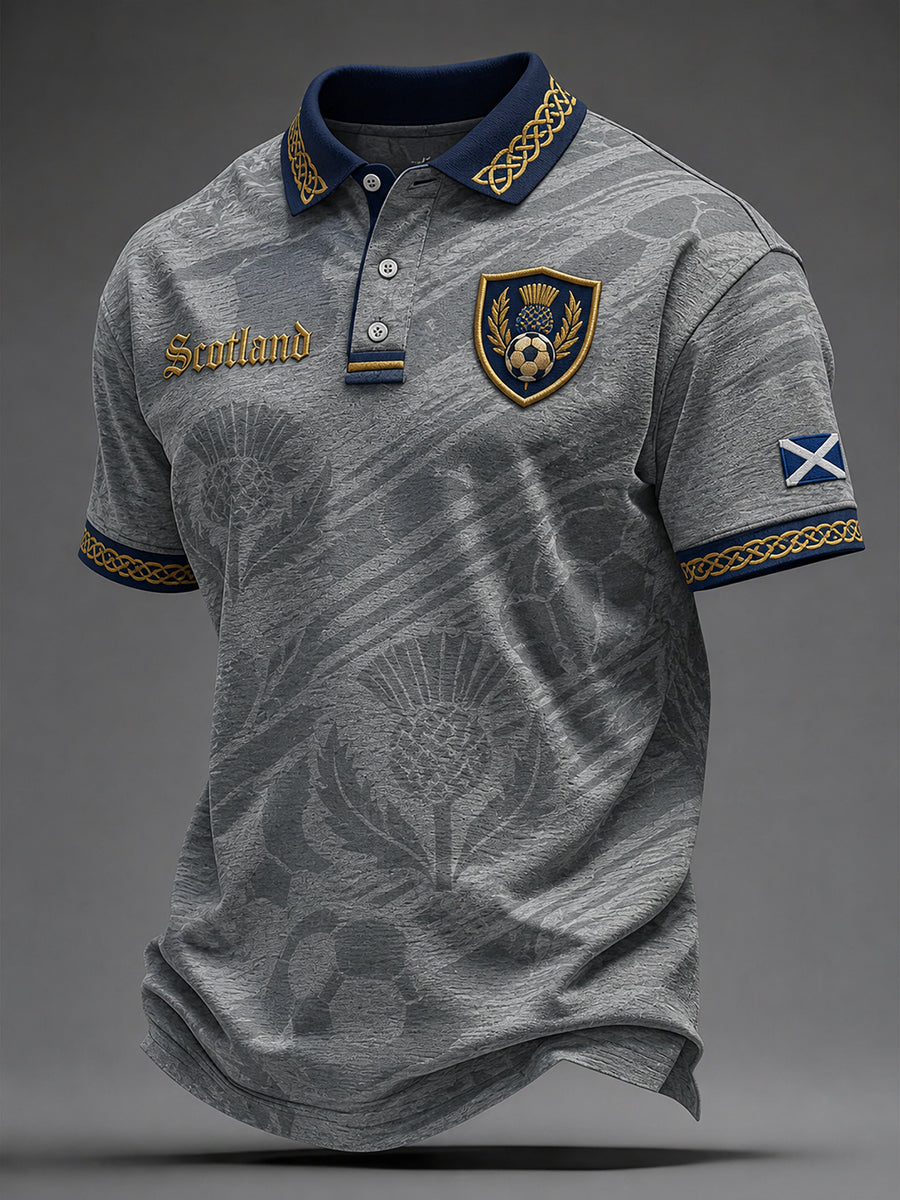 Men's Scottish Football Short Sleeve Shirt