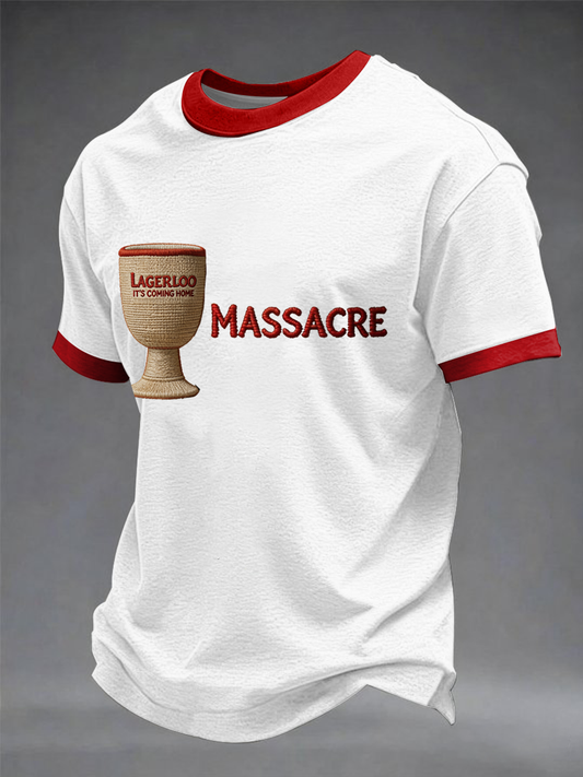 Men's UK Football Lover England Printed short sleeves t-shirt