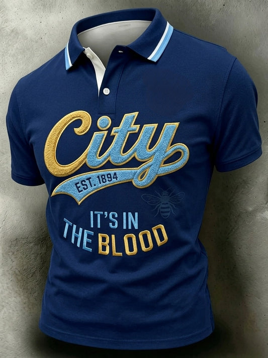 Men's City It's In The Blood Short Sleeves T-shirt
