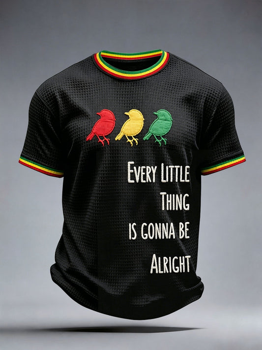 Men's Reggae Music Waffle T-Shirt