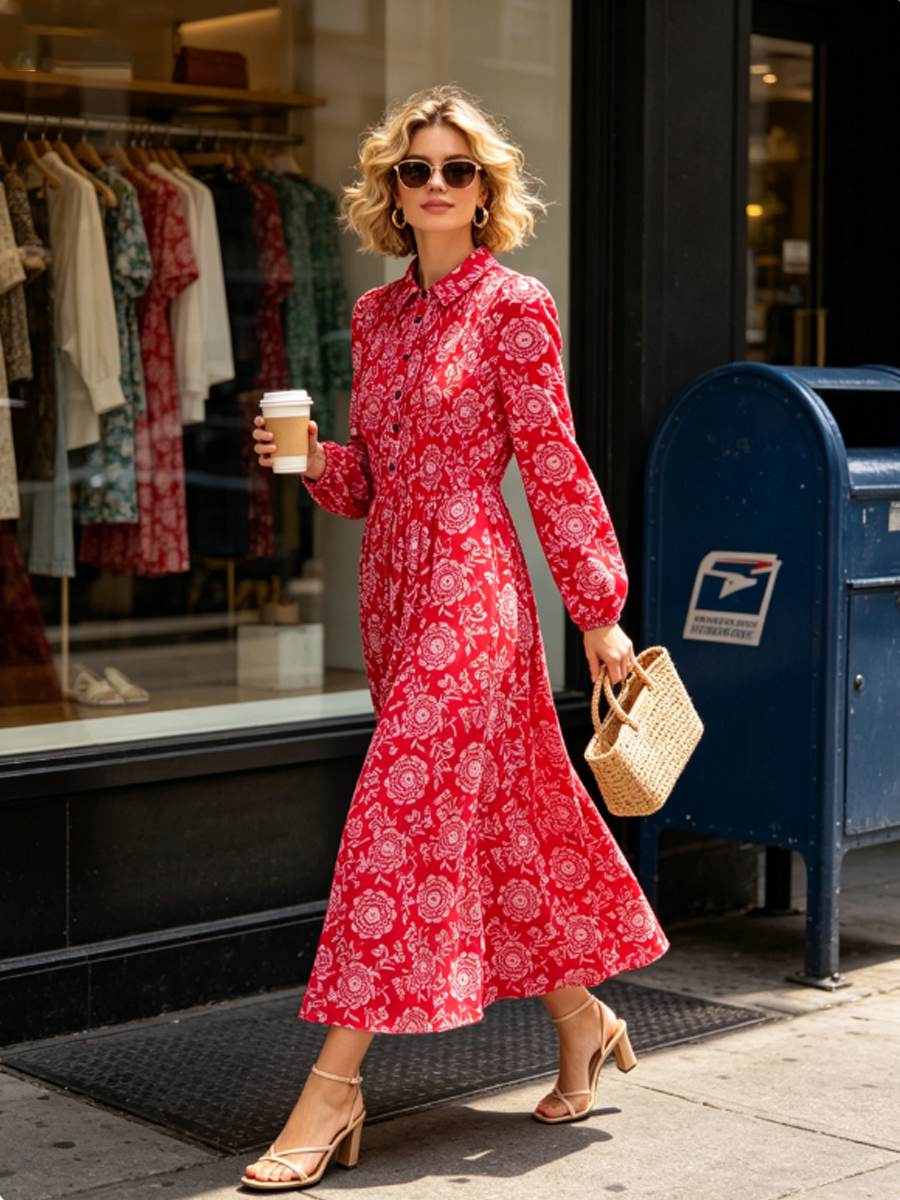 Women's Queen Camilla Long Sleeve Dress