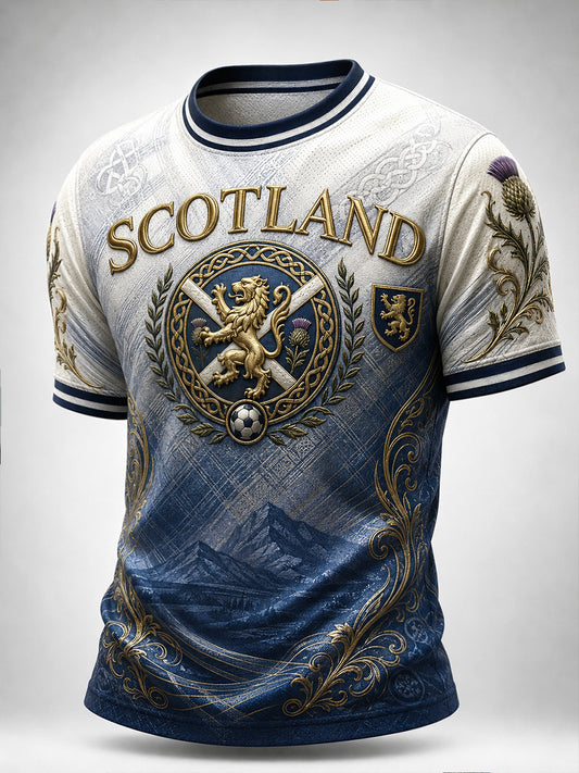 Men's Scotland Football Short Sleeves T-Shirt