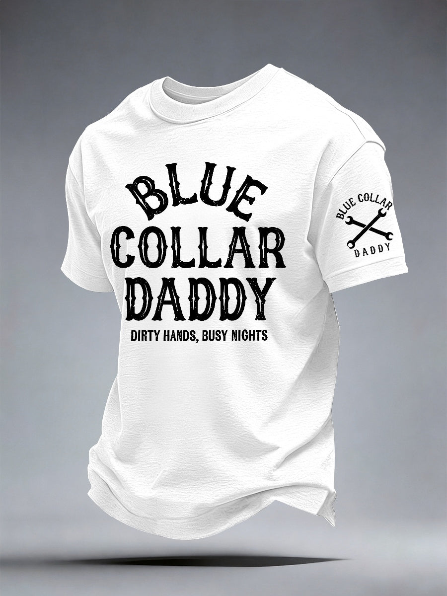 Men's Blue Collar Daddy T-Shirt