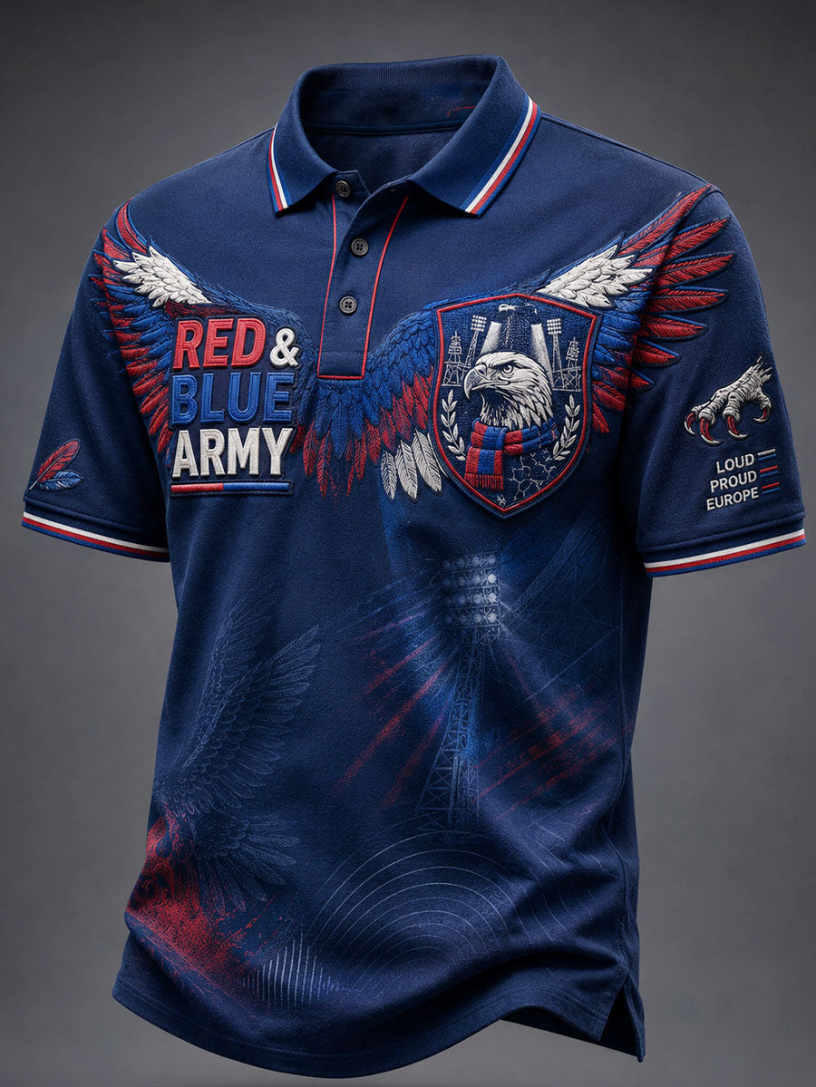 Men's Eagles Football Lover Printed Casual Tops