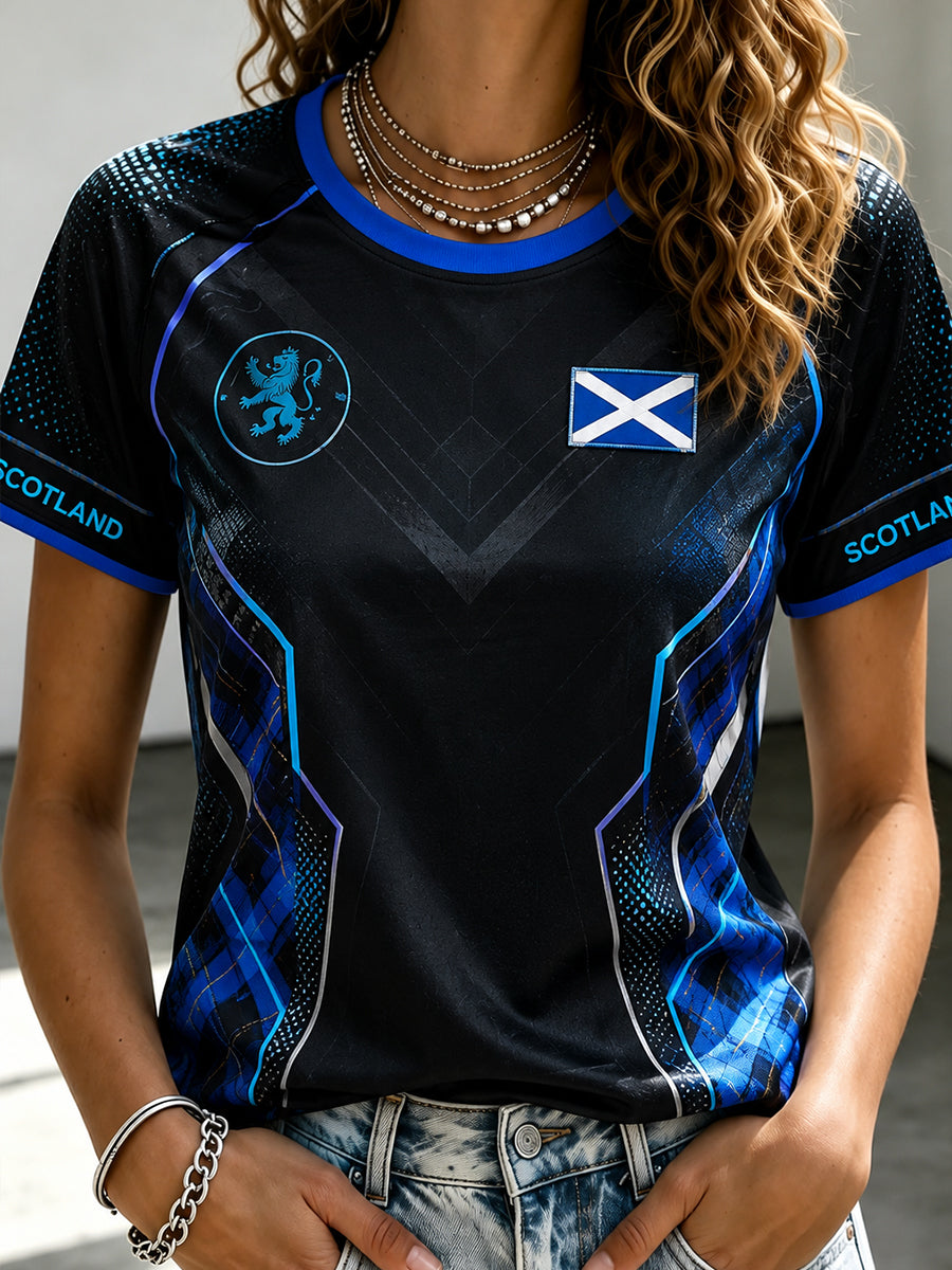 Women's Scotland Footabll Short Sleeve T-Shirt